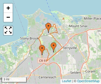 Area schools map